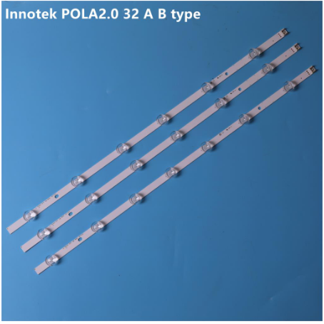 Kit Barras LED LG 32" 2x POLA2.0 32"A + 1x POLA2.0 32"B - PAINEL HC320DXN-VHFPA-21XX